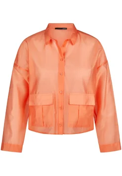 Unifarbene Bluse