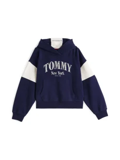 Varsity-Hoodie mit Color Block-Design