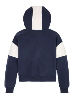 Varsity-Hoodie mit Color Block-Design