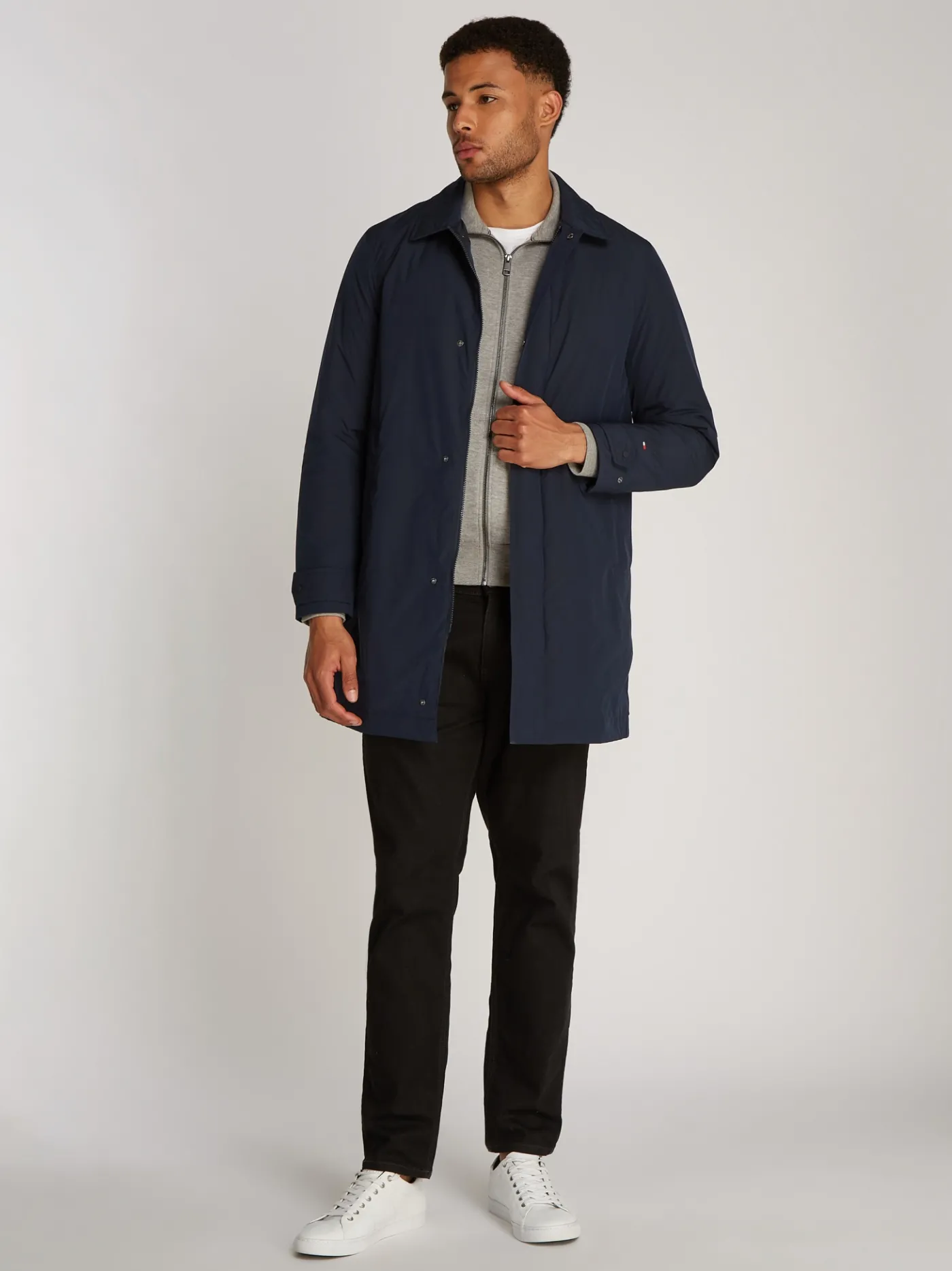 Wasserabweisender, verstaubarer Car-Coat