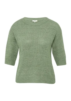 Weicher Strickpullover im Relaxed Fit mit 3/4-Ärmeln