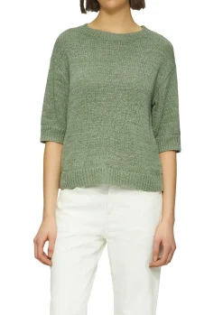 Weicher Strickpullover im Relaxed Fit mit 3/4-Ärmeln