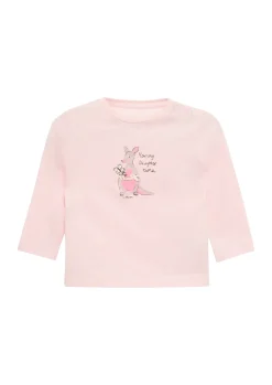 Weiches Longsleeve aus Baumwolle mit glitzerndem Frontprint