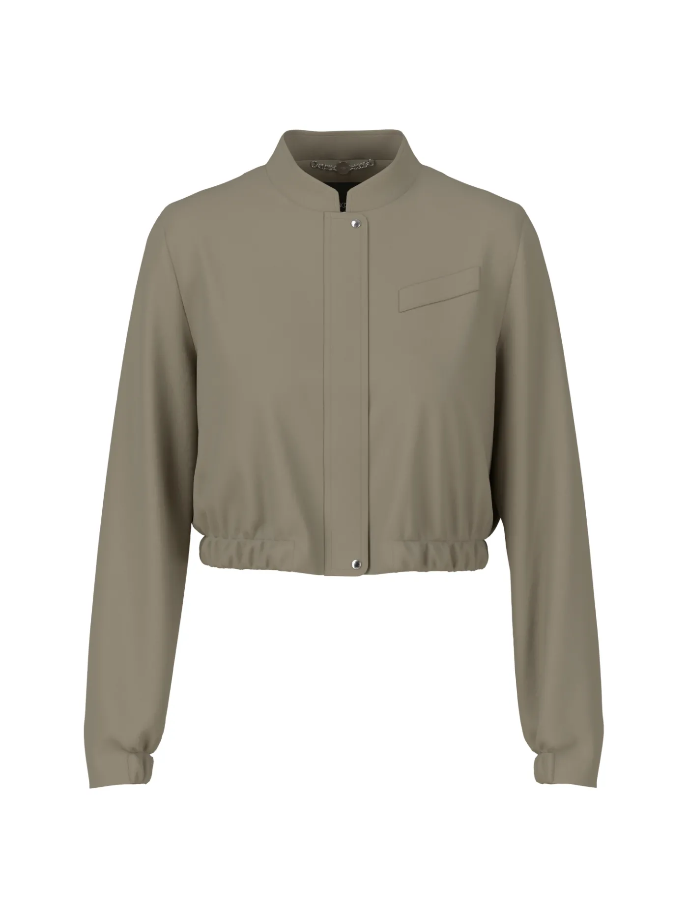 Weich fließende Blouson-Jacke