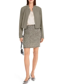 Weich fließende Blouson-Jacke