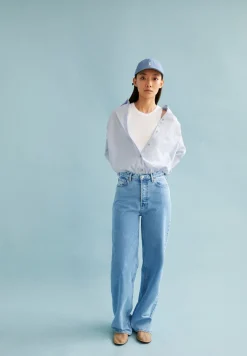 Wide Jeans recycelte Baumwolle ENIJAA