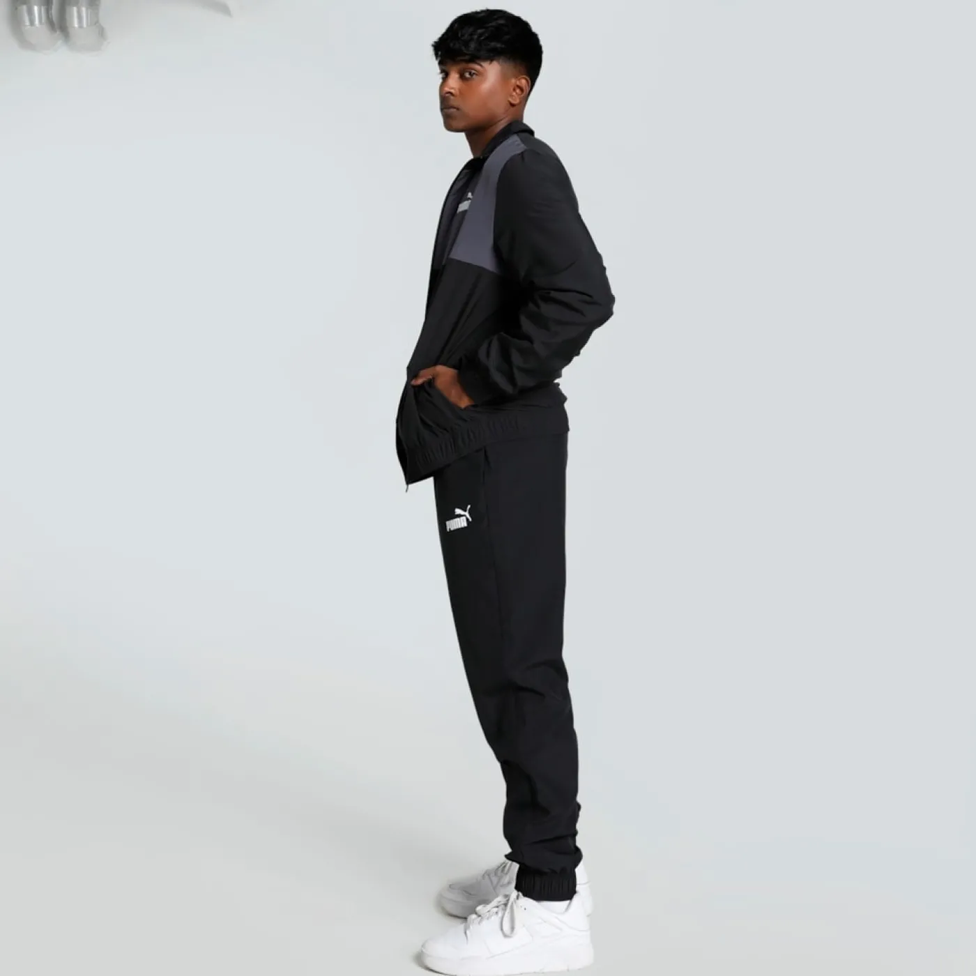 WOVEN COLORBLOCK SUIT cl